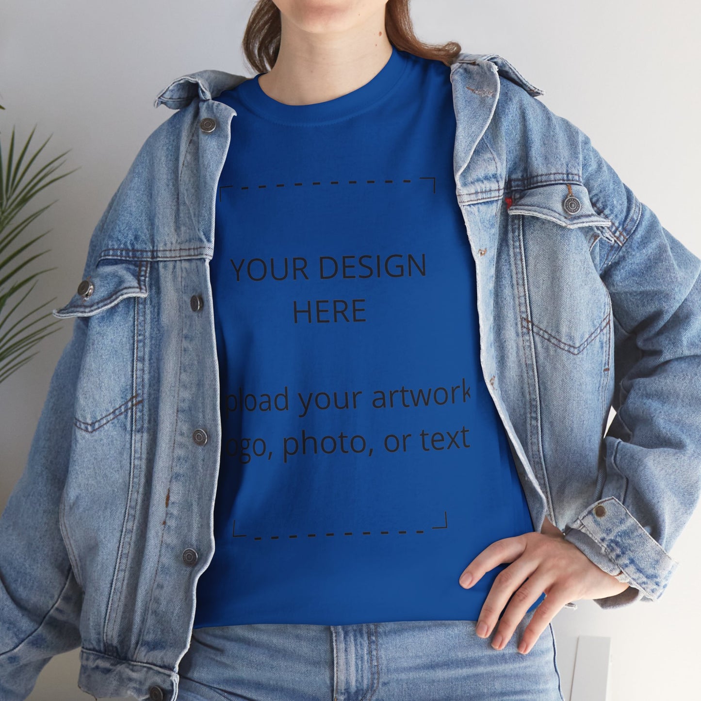 Customizable T‑Shirt — Upload Your Artwork, Logo or Text