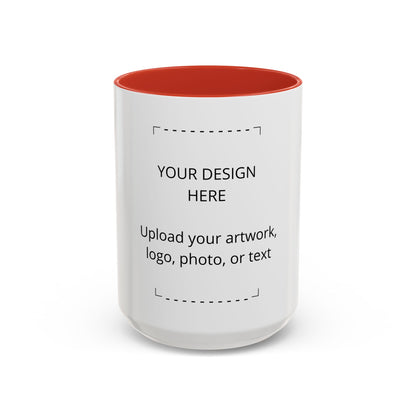 Accent Coffee Mug — Customizable Two-Tone 11/15oz Ceramic Mug