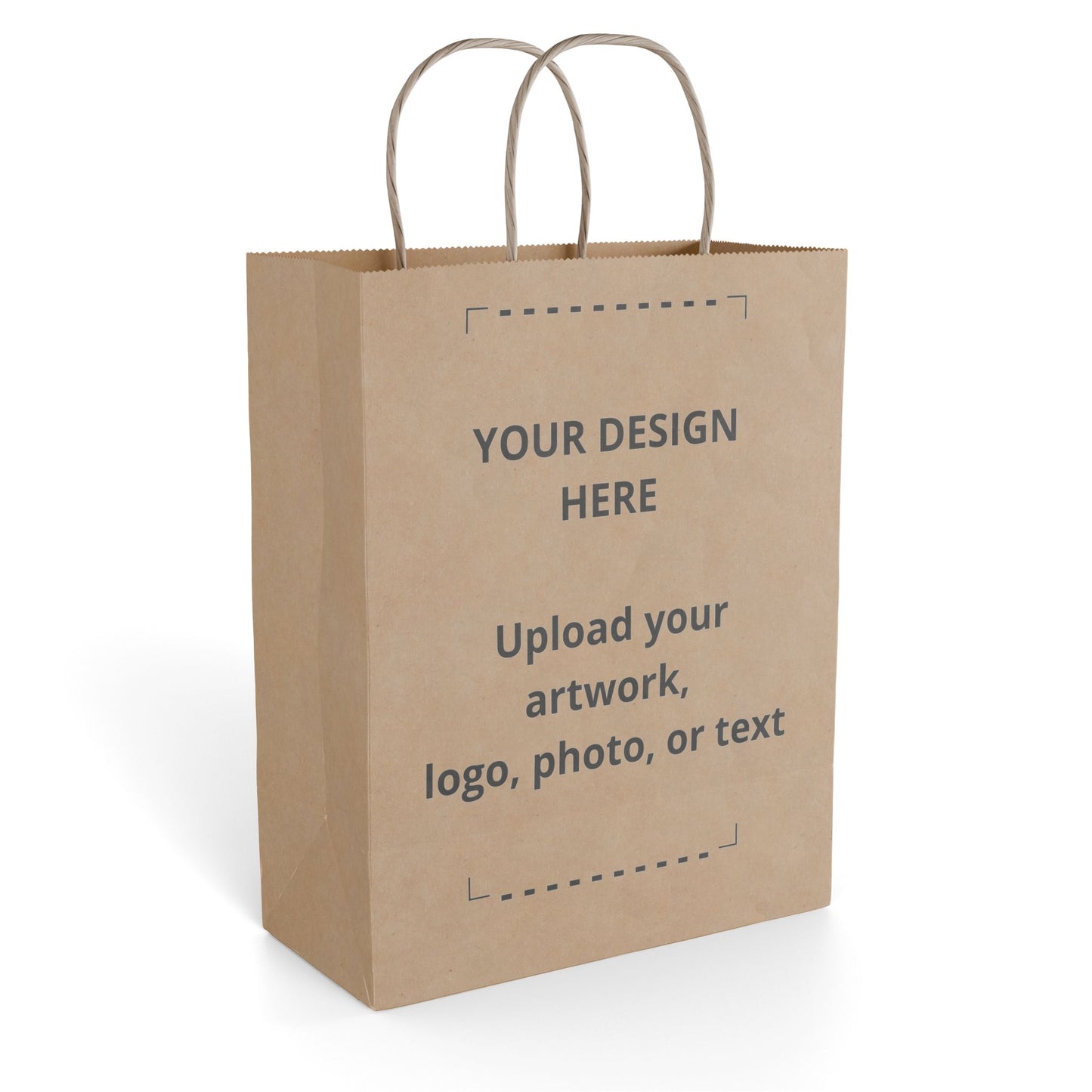 Custom Paper Gift Bag — Personalized Logo & Photo Tote for Events, Retail, Weddings