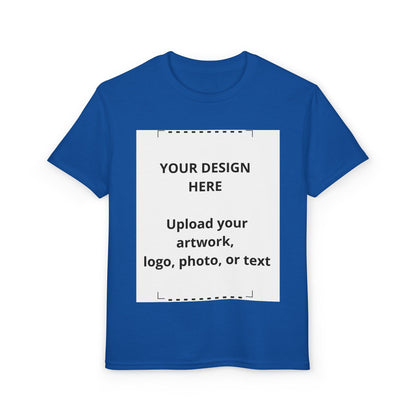 Youth T-Shirt — Customizable Youth DryBlend Tee (Upload Your Design)