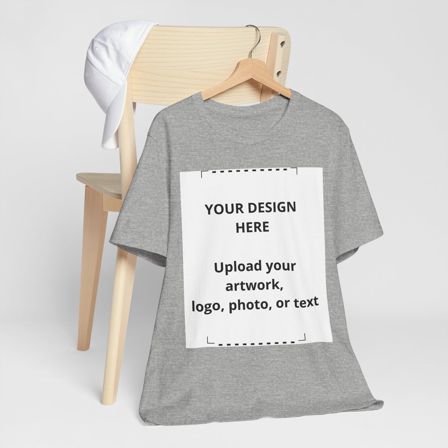 Custom Graphic T‑Shirt — Personalized Upload Tee (Add Your Design, Logo, Photo or Text)