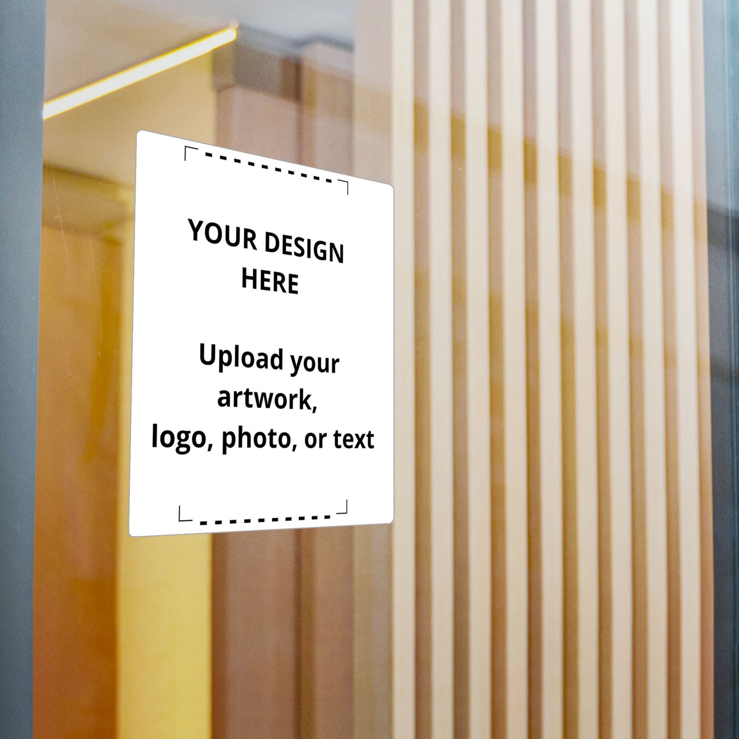 Custom Kiss-Cut Vinyl Decal — Personalized Logo & Photo Sticker