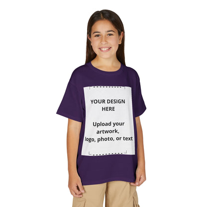 Youth T-Shirt — Customizable Youth DryBlend Tee (Upload Your Design)