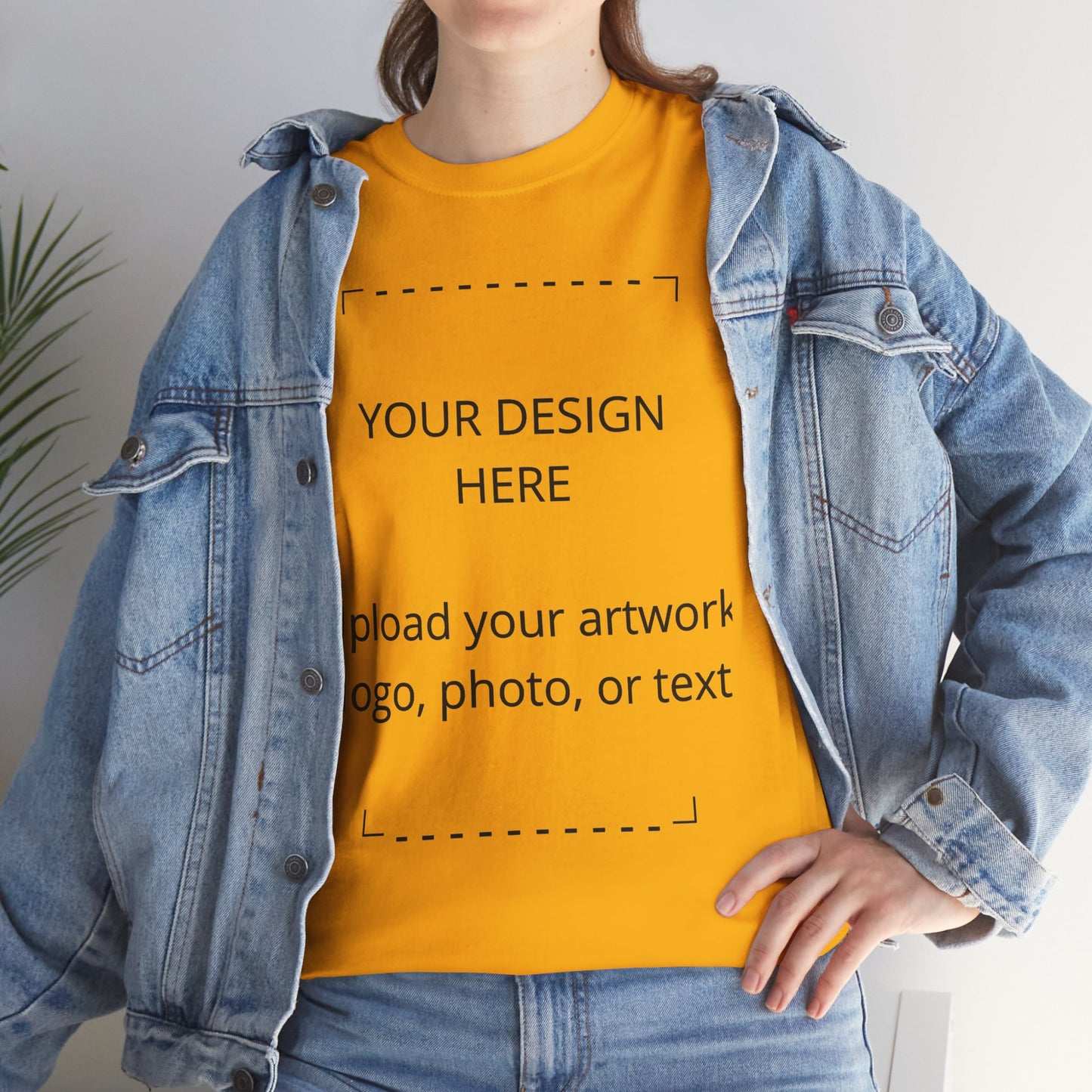 Customizable T‑Shirt — Upload Your Artwork, Logo or Text