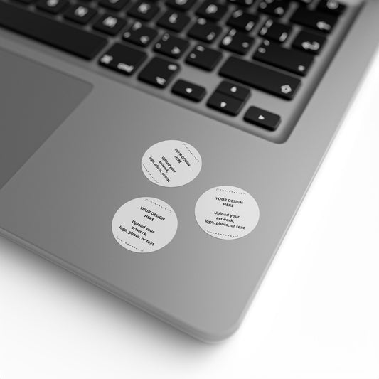Custom Round Sticker Rolls — Printed Label Roll for Logos, Shipping, and Product Seals