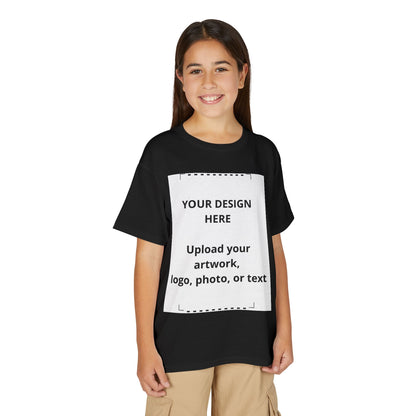 Youth T-Shirt — Customizable Youth DryBlend Tee (Upload Your Design)