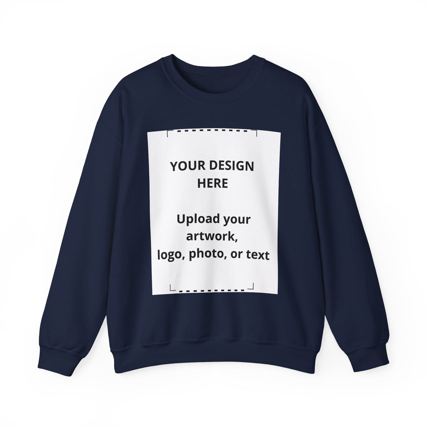 Crewneck Sweatshirt — Customizable Blank Design Template