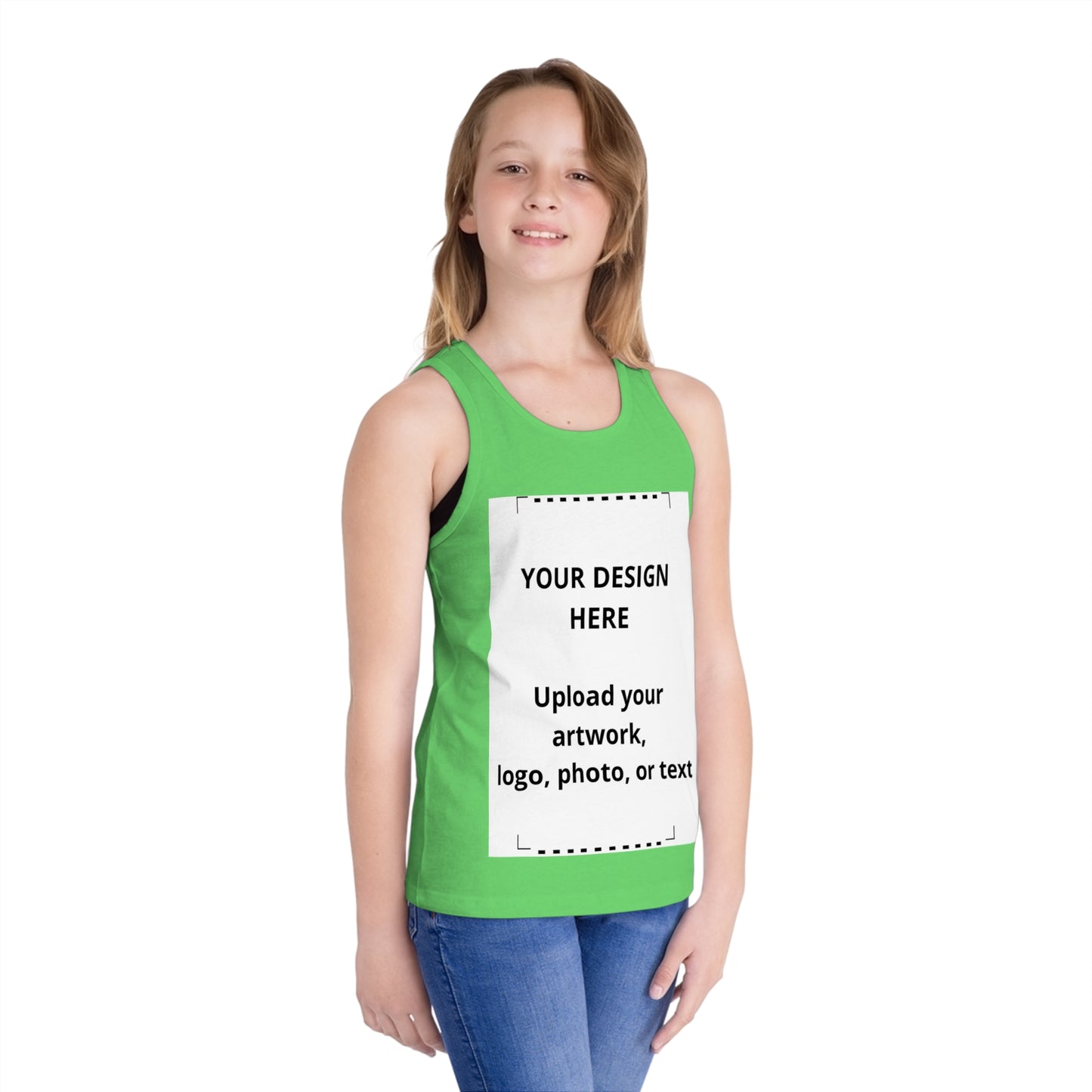 Kid's Jersey Tank Top – Customizable Youth Tank for Sports, Summer & Team Events