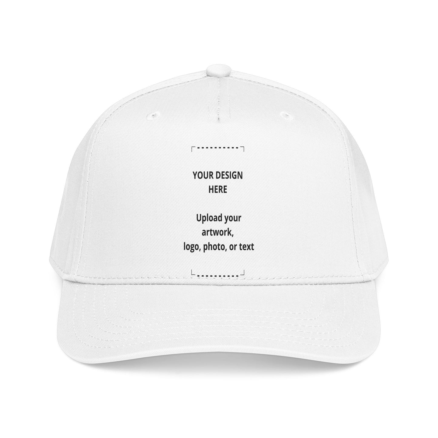 Custom Mid-Profile Baseball Cap — Personalized Embroidered Patch Hat