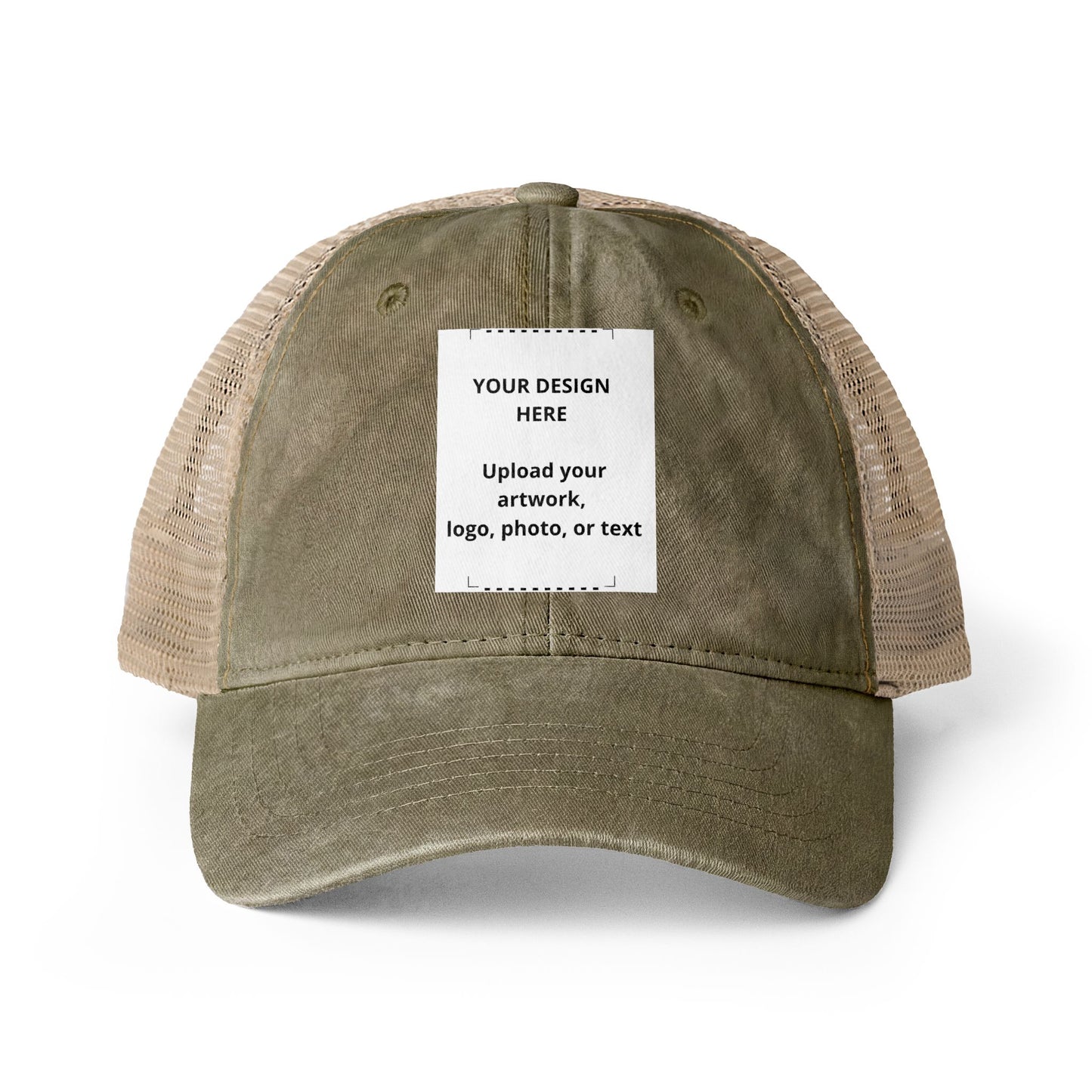 Women's Washed Mesh-Back Cap