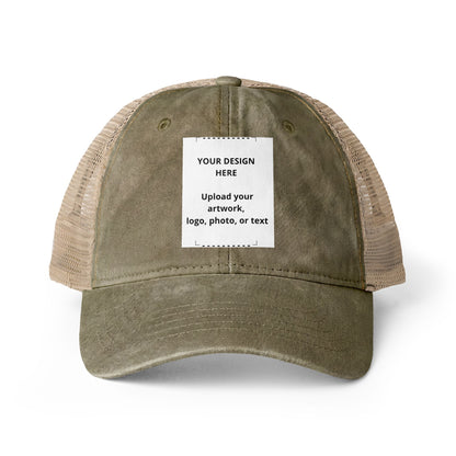 Women's Washed Mesh-Back Cap