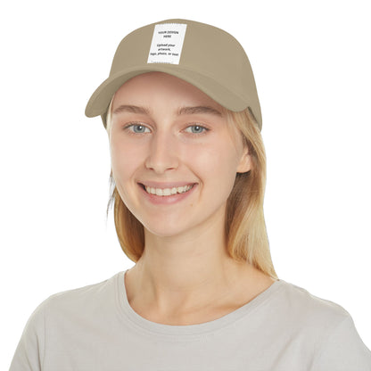 Custom Low Profile Baseball Cap — Personalized Embroidered Patch Hat