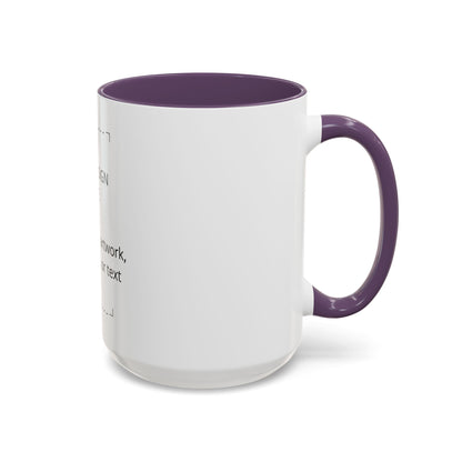 Accent Coffee Mug — Customizable Two-Tone 11/15oz Ceramic Mug