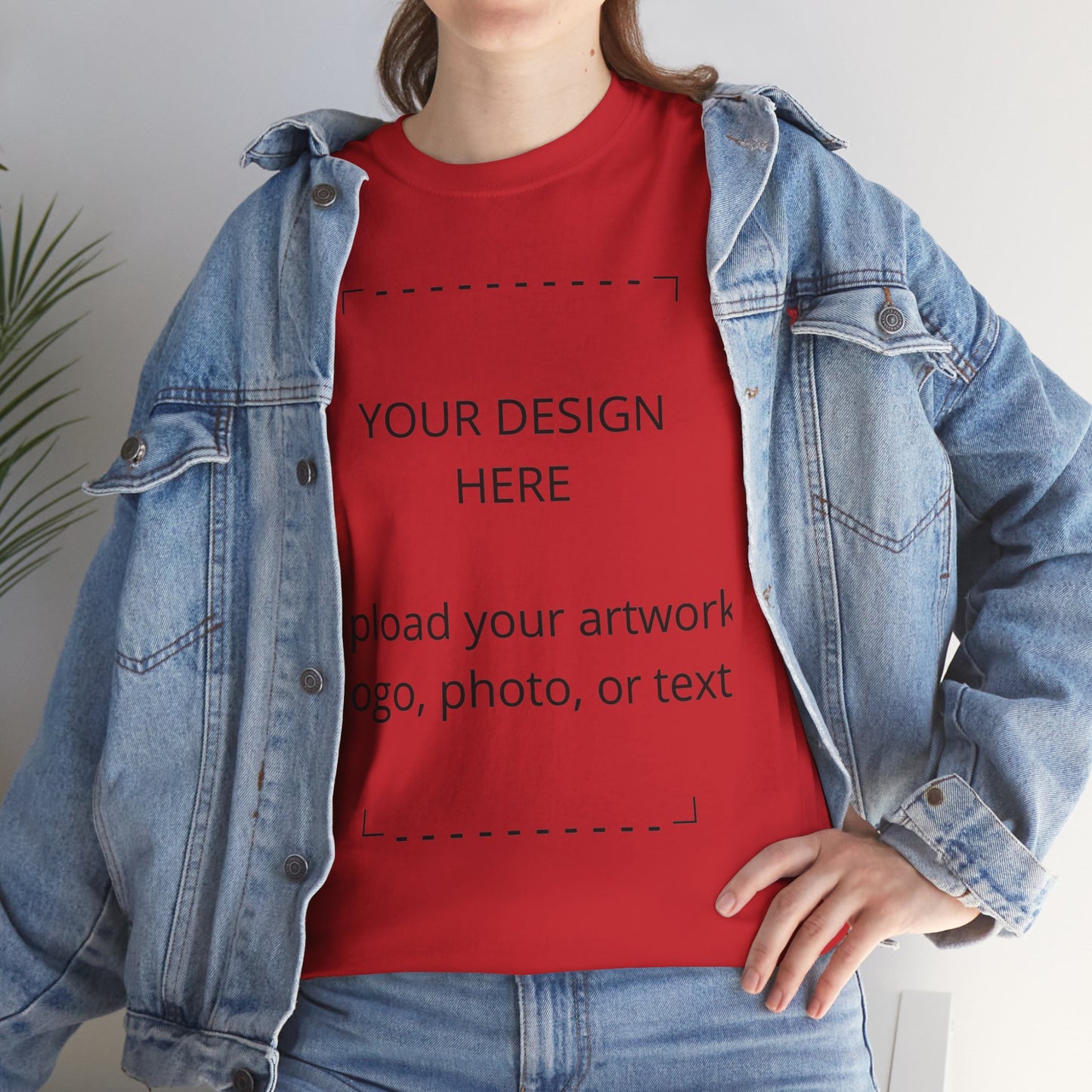 Customizable T‑Shirt — Upload Your Artwork, Logo or Text