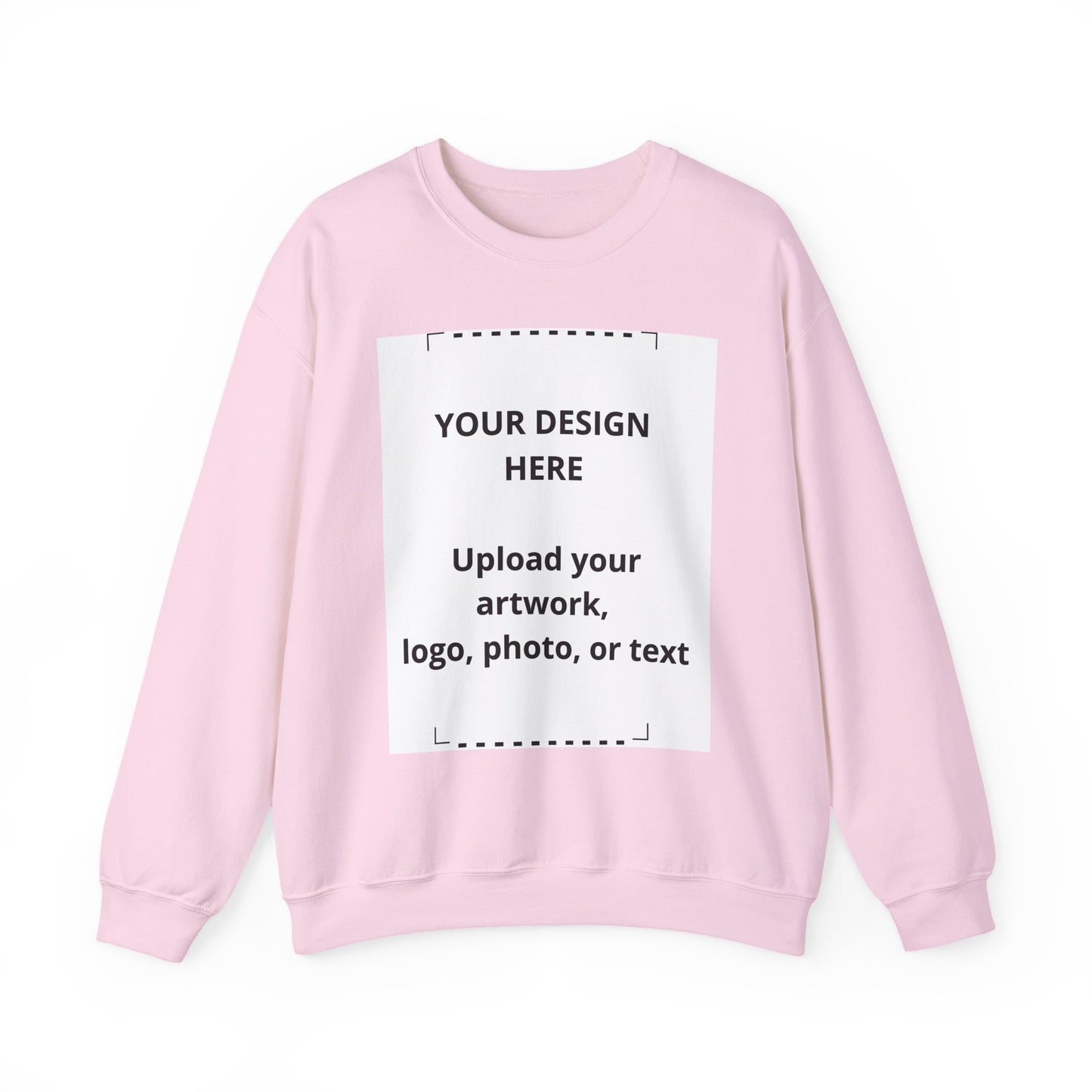 Crewneck Sweatshirt — Customizable Blank Design Template