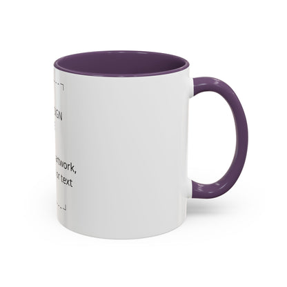 Accent Coffee Mug — Customizable Two-Tone 11/15oz Ceramic Mug