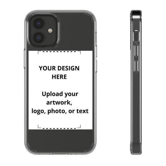 Custom Clear Phone Case — Personalized Photo, Logo & Text iPhone Case
