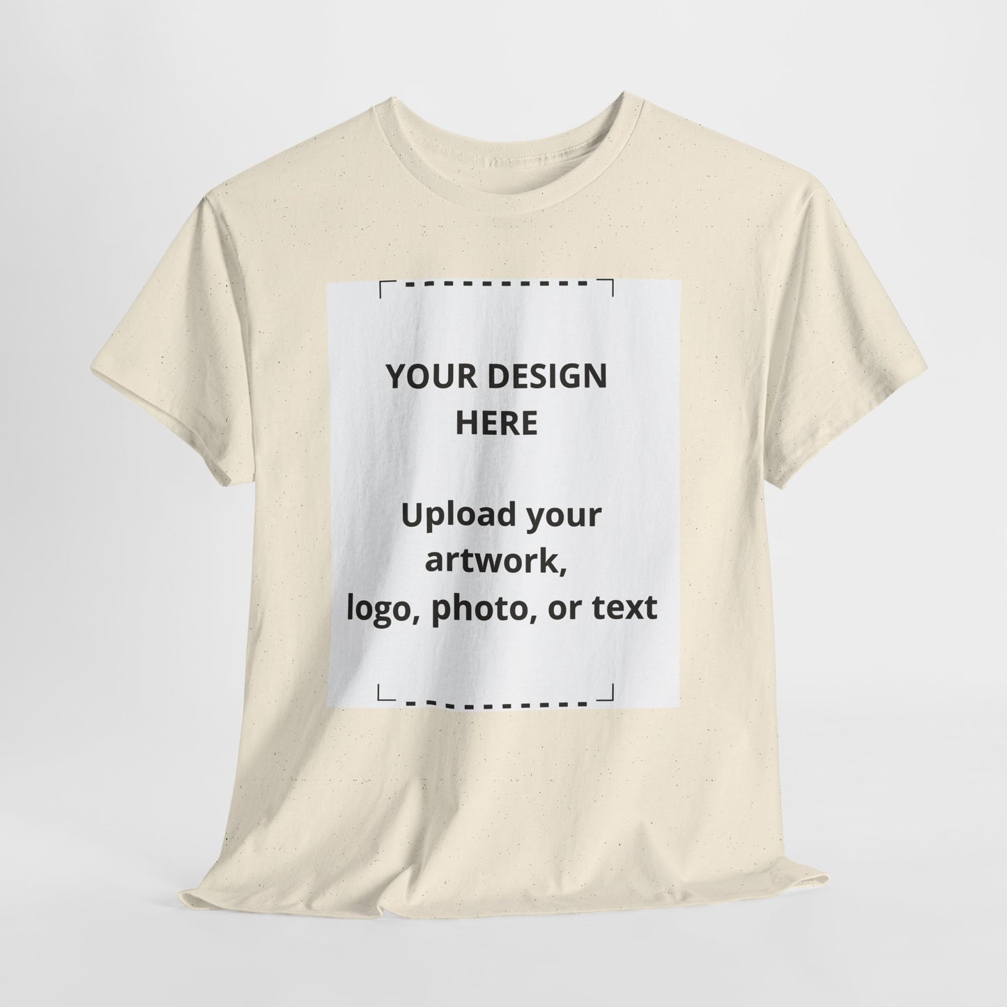 Customizable White T‑Shirt — Upload Your Design, Photo or Logo