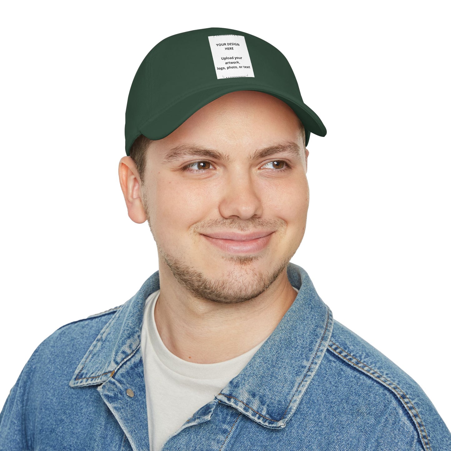 Custom Low Profile Baseball Cap — Personalized Embroidered Patch Hat