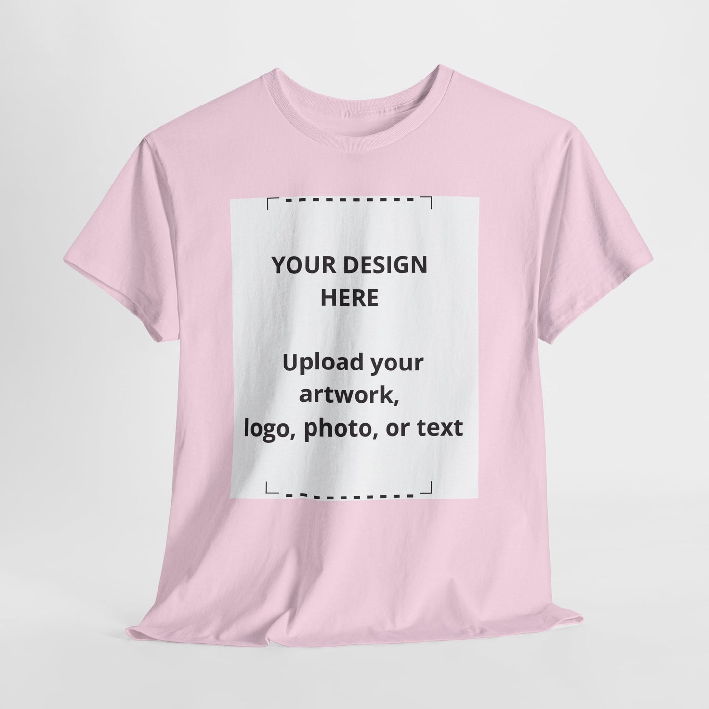 Customizable White T‑Shirt — Upload Your Design, Photo or Logo