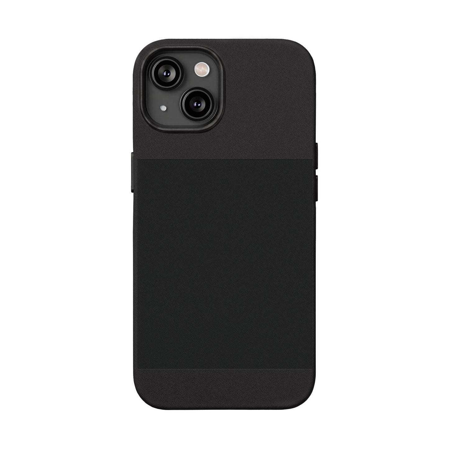 Engravable PU Leather Phone Case — Custom Minimalist Protective Cover