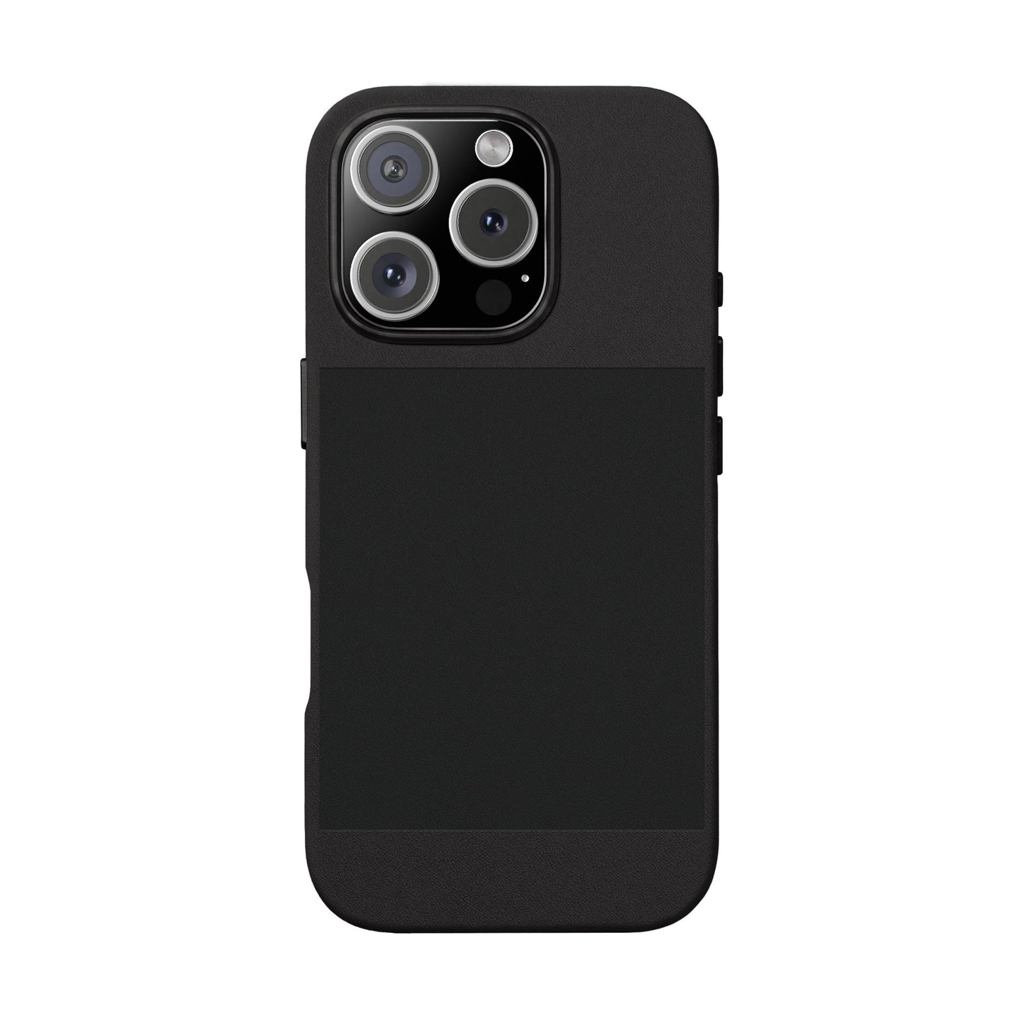 Engravable PU Leather Phone Case — Custom Minimalist Protective Cover