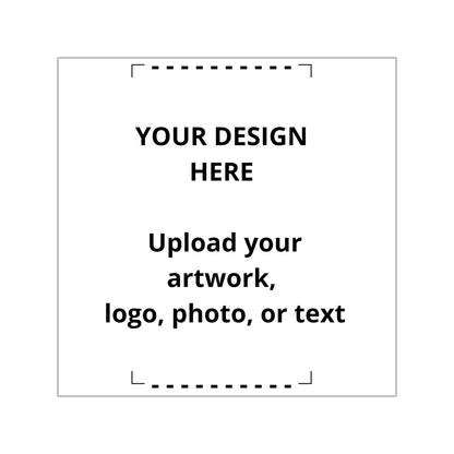 Custom Square Vinyl Stickers — Personalized Logo, Photo & Text Decals