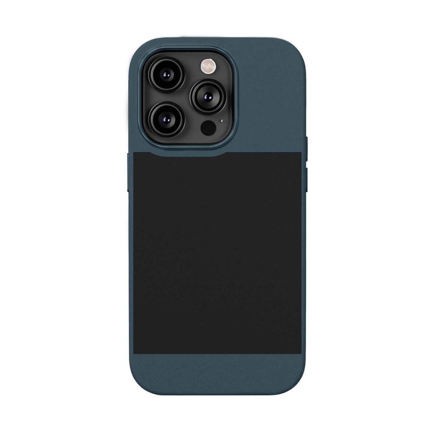 Engravable PU Leather Phone Case — Custom Minimalist Protective Cover