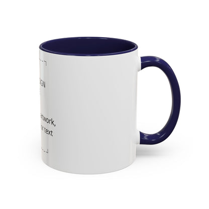 Accent Coffee Mug — Customizable Two-Tone 11/15oz Ceramic Mug