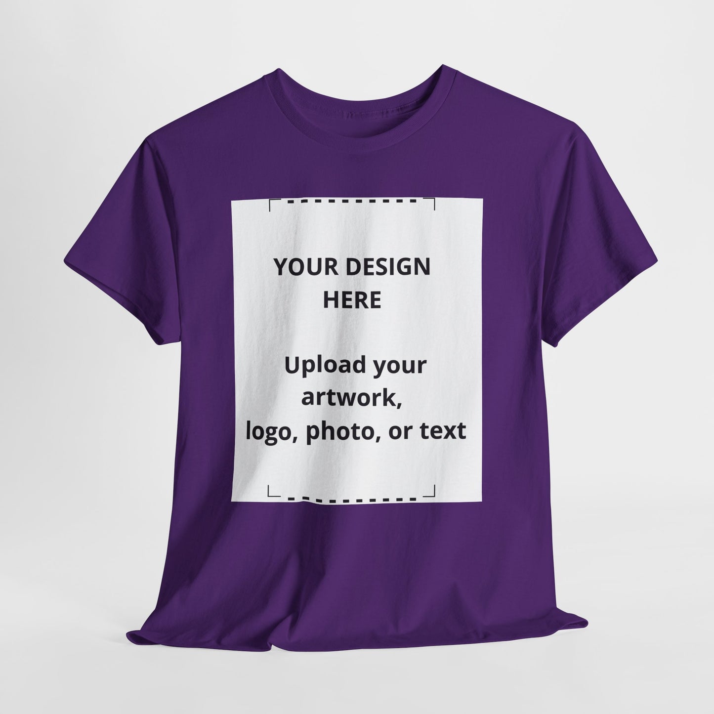 Customizable White T‑Shirt — Upload Your Design, Photo or Logo