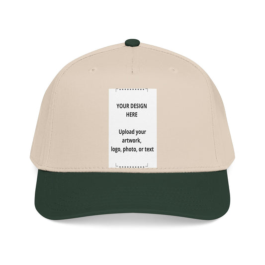 Custom Mid-Profile Baseball Cap — Personalized Embroidered Patch Hat
