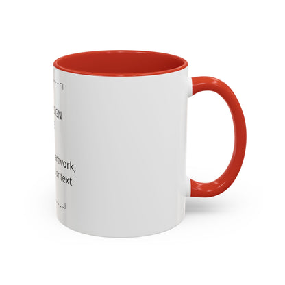 Accent Coffee Mug — Customizable Two-Tone 11/15oz Ceramic Mug