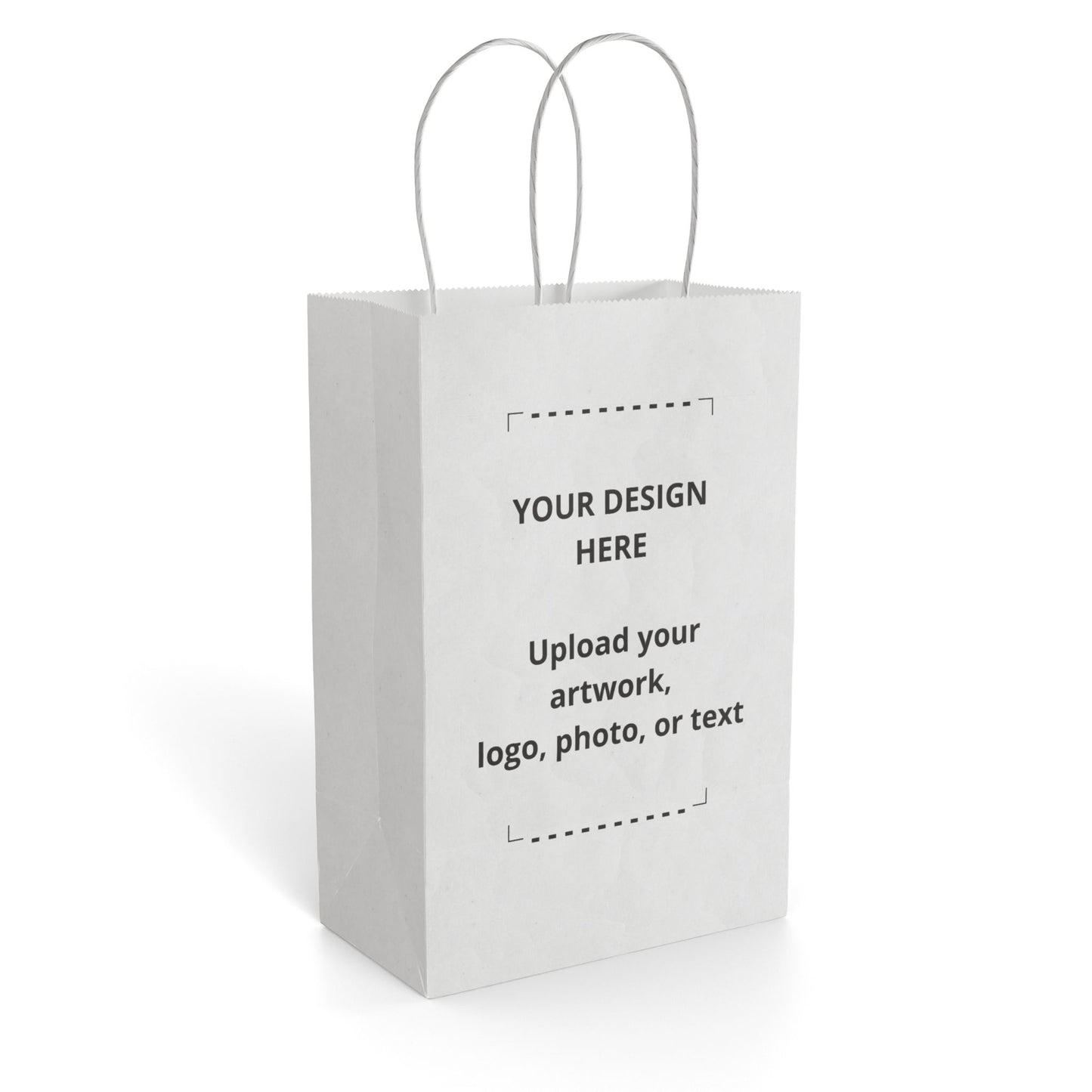 Custom Paper Gift Bag — Personalized Logo & Photo Tote for Events, Retail, Weddings