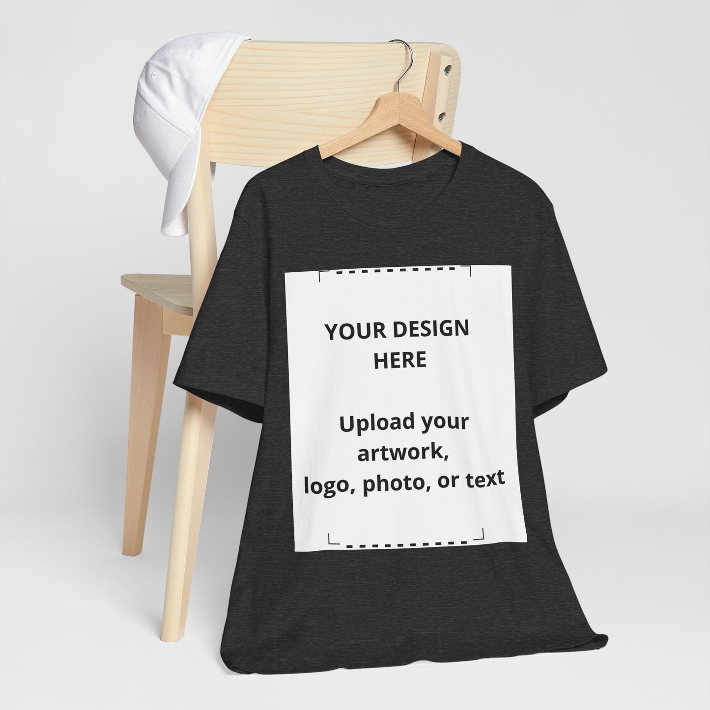 Custom Graphic T‑Shirt — Personalized Upload Tee (Add Your Design, Logo, Photo or Text)