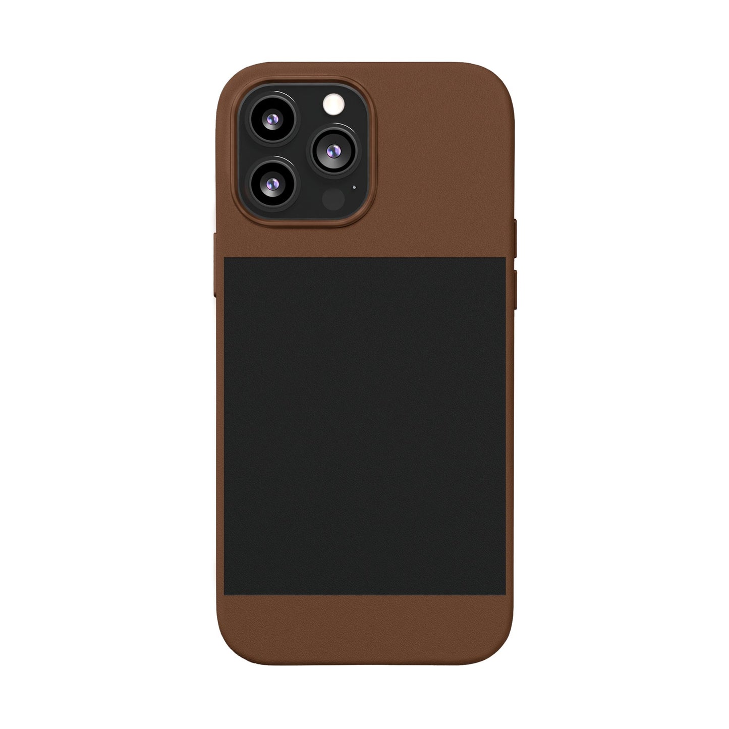 Engravable PU Leather Phone Case — Custom Minimalist Protective Cover