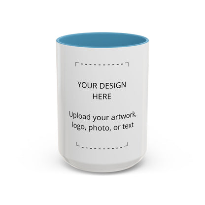 Accent Coffee Mug — Customizable Two-Tone 11/15oz Ceramic Mug