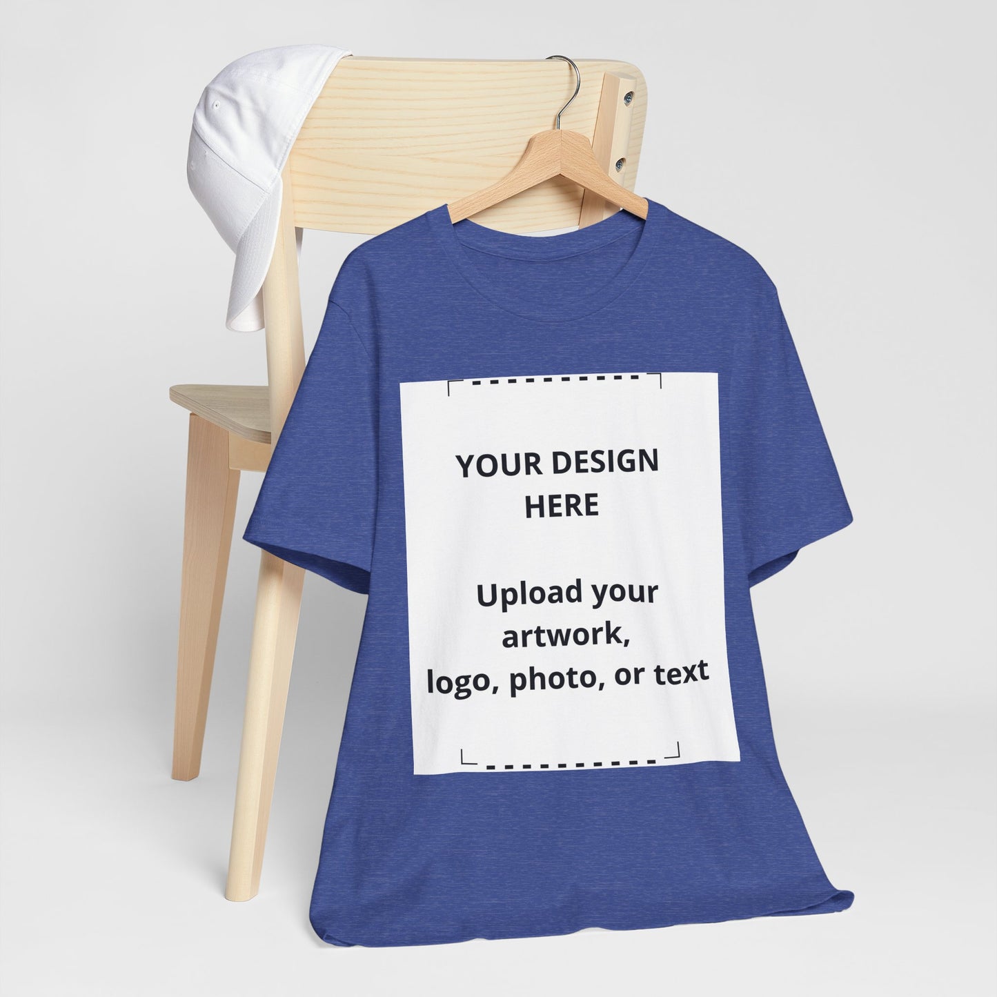 Custom Graphic T‑Shirt — Personalized Upload Tee (Add Your Design, Logo, Photo or Text)