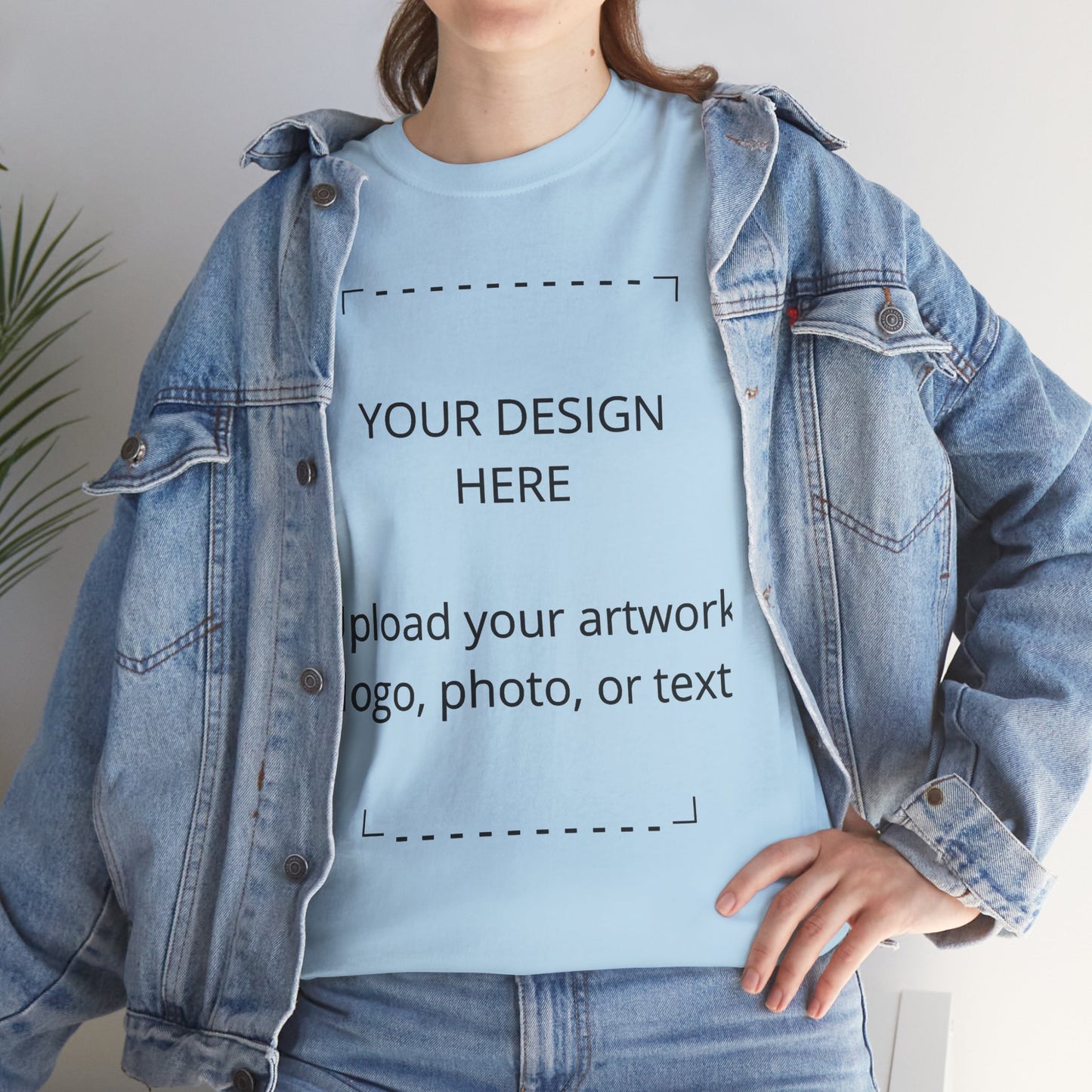 Customizable T‑Shirt — Upload Your Artwork, Logo or Text