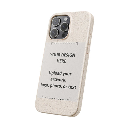 Biodegradable Custom Phone Case — Eco-Friendly Personalized iPhone Cover