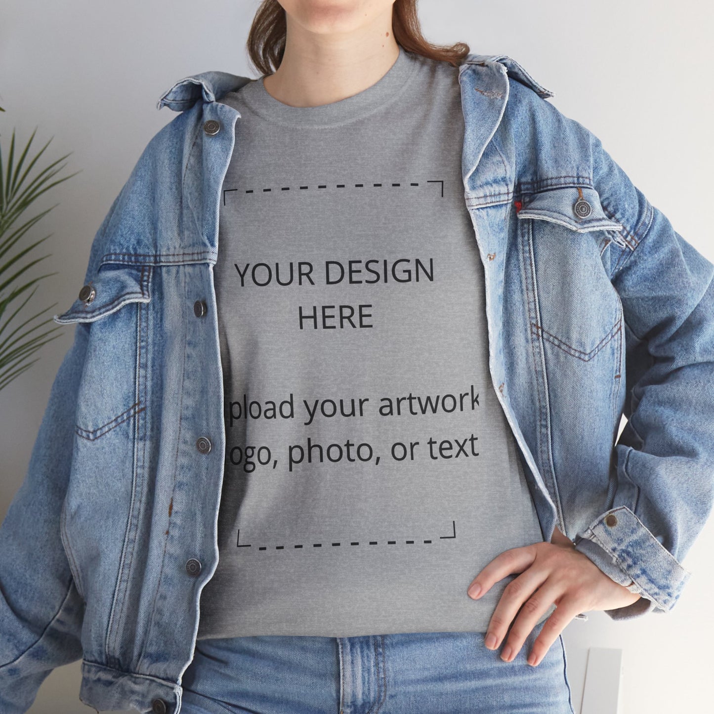 Customizable T‑Shirt — Upload Your Artwork, Logo or Text