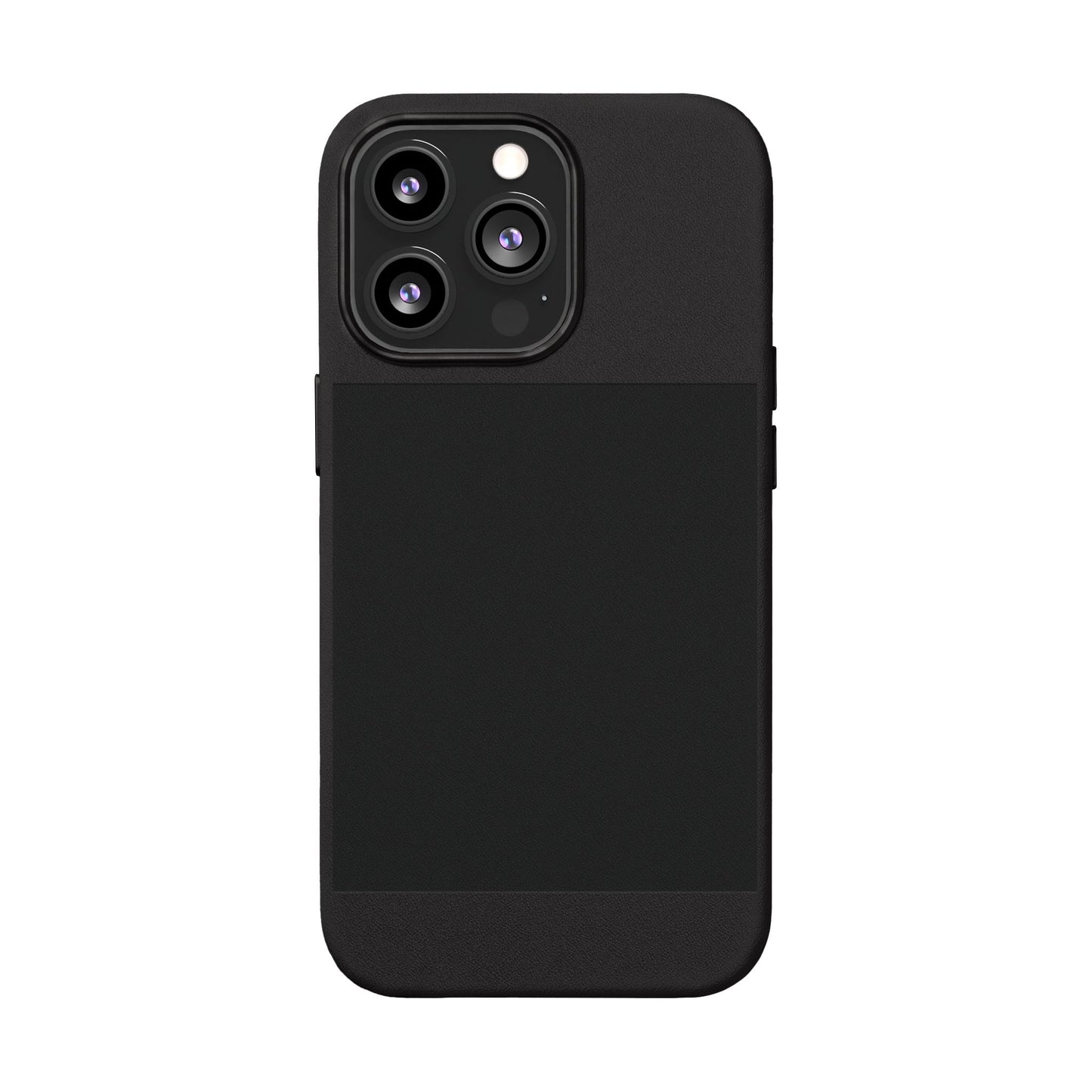 Engravable PU Leather Phone Case — Custom Minimalist Protective Cover