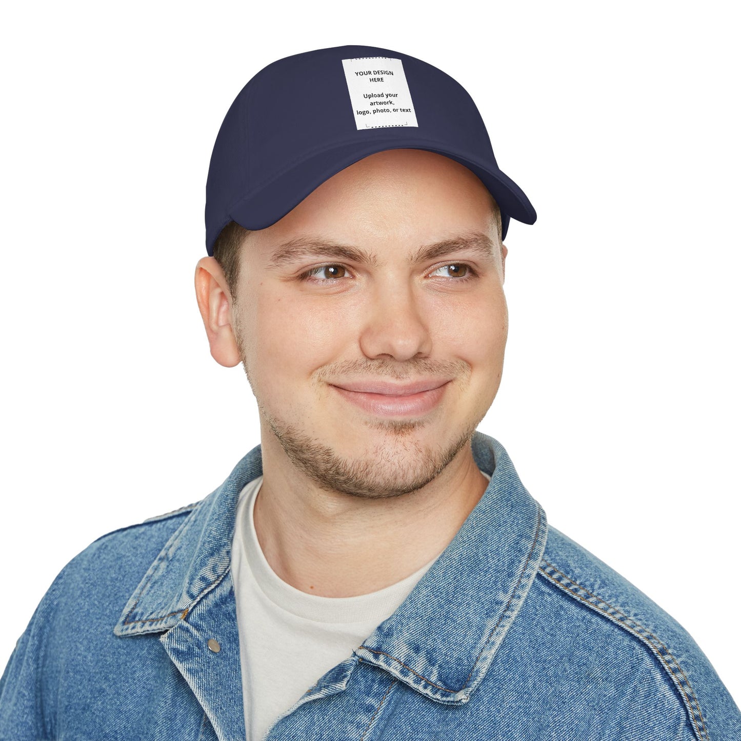 Custom Low Profile Baseball Cap — Personalized Embroidered Patch Hat