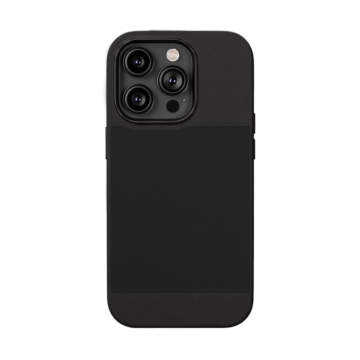 Engravable PU Leather Phone Case — Custom Minimalist Protective Cover
