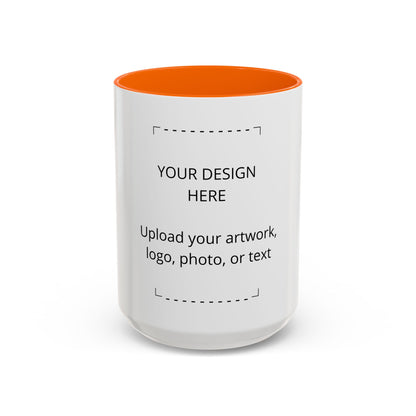 Accent Coffee Mug — Customizable Two-Tone 11/15oz Ceramic Mug