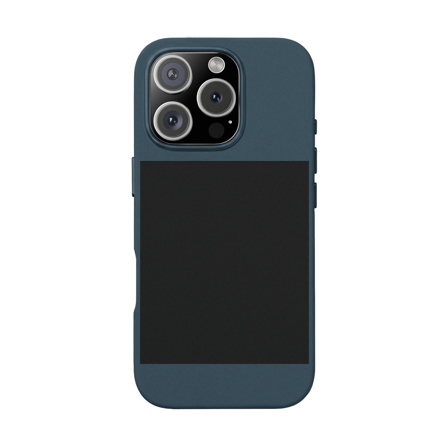 Engravable PU Leather Phone Case — Custom Minimalist Protective Cover