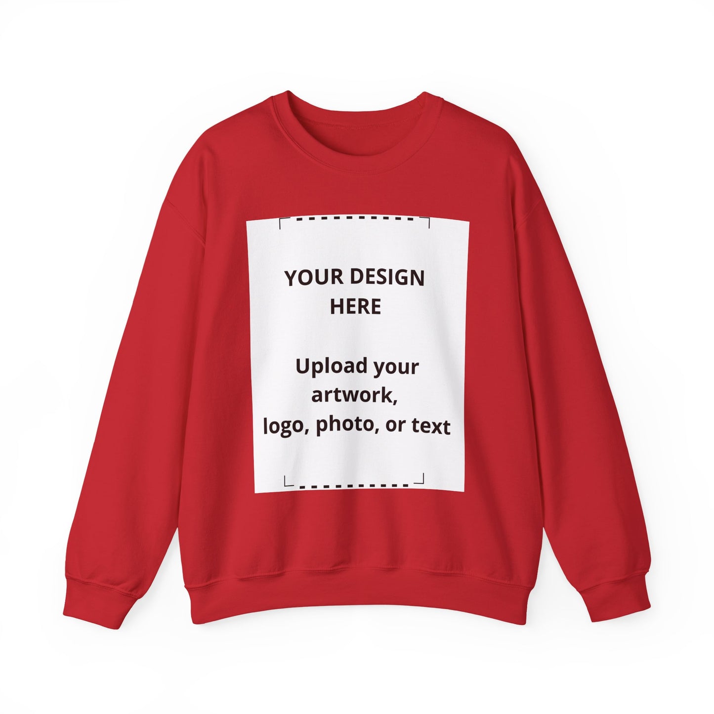 Crewneck Sweatshirt — Customizable Blank Design Template