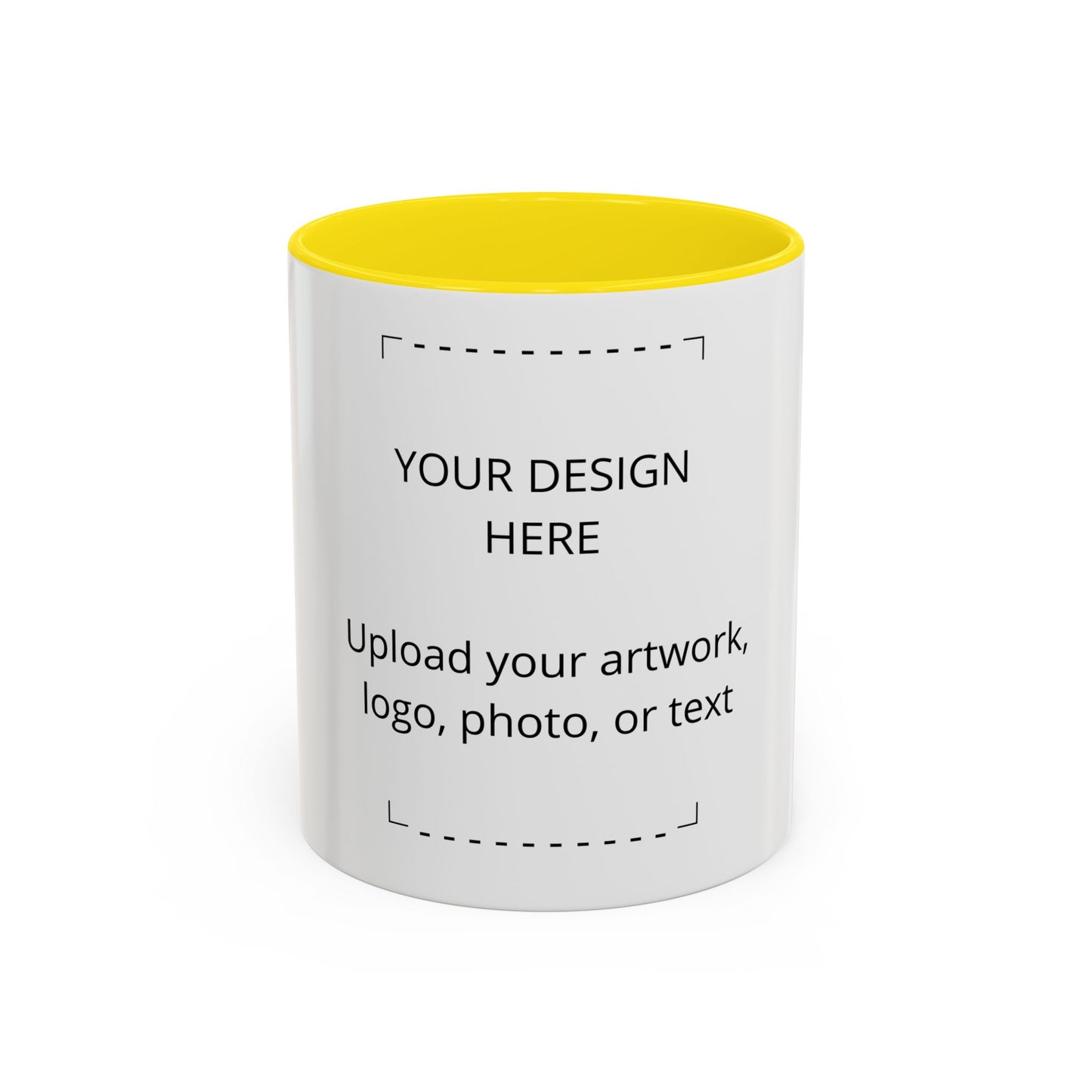 Accent Coffee Mug — Customizable Two-Tone 11/15oz Ceramic Mug