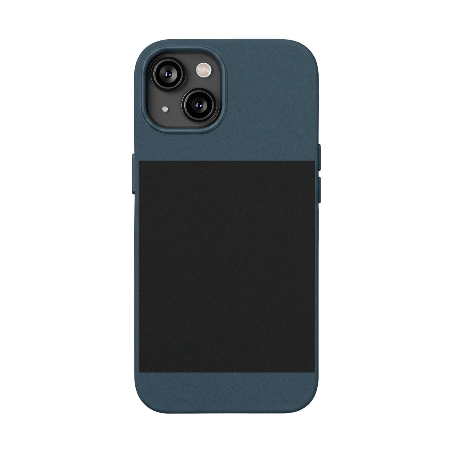 Engravable PU Leather Phone Case — Custom Minimalist Protective Cover