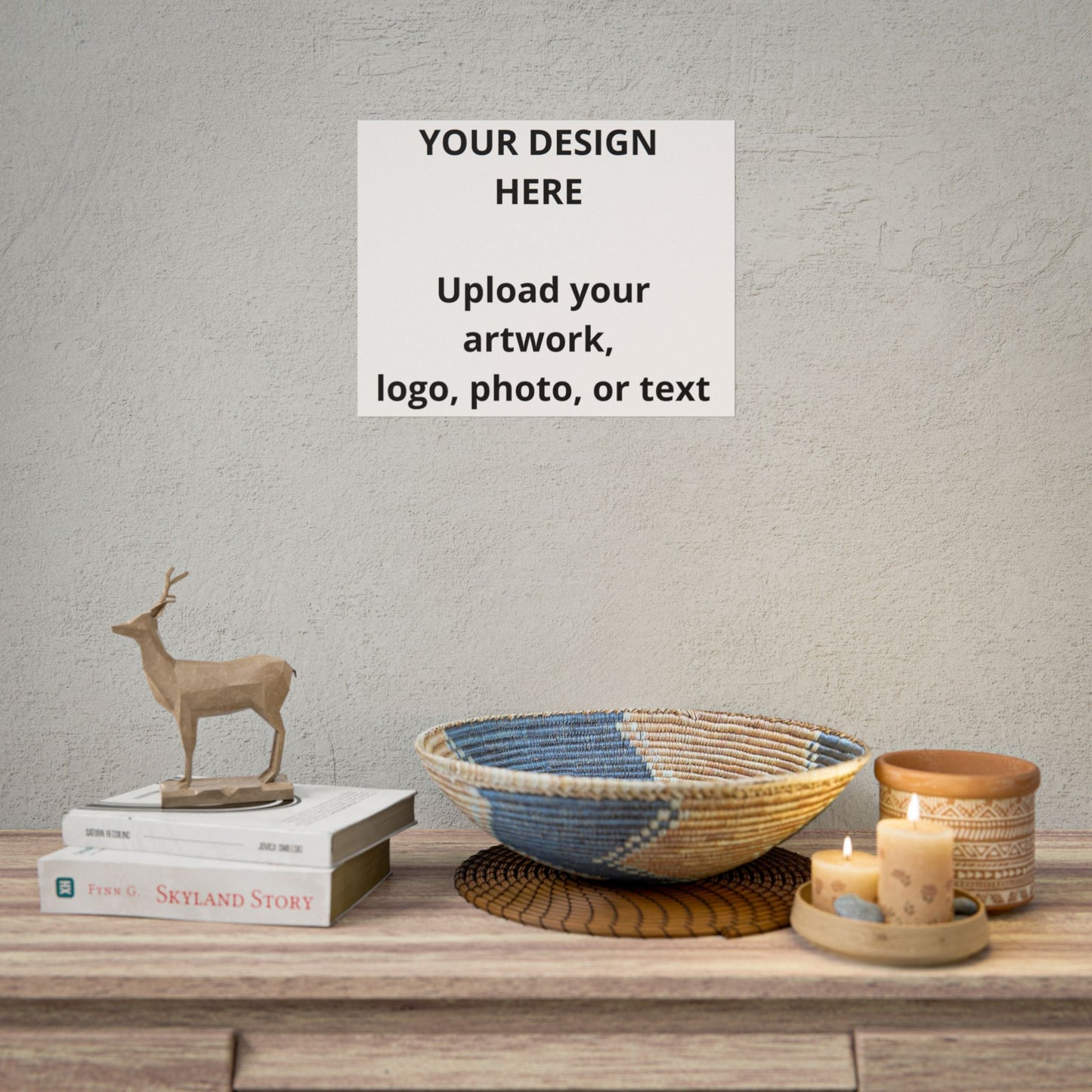 Custom Rolled Poster – Personalized Photo, Art & Text Print