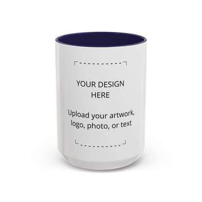 Accent Coffee Mug — Customizable Two-Tone 11/15oz Ceramic Mug